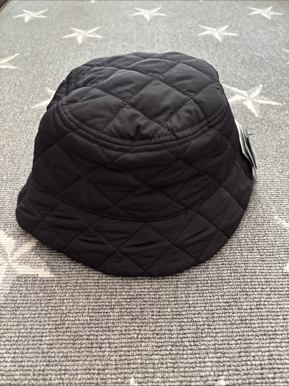 H&M Quilted Black Bucket Hat - Men's Fashion Accessory NWT